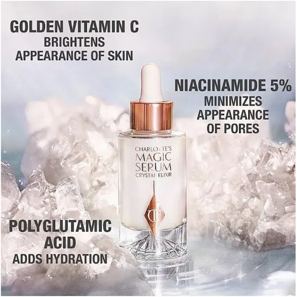 NEW Charlotte Tilbury Magic Serum Crystal Elixir Vitamin C Niacinamide Serum - Picture 6 of 16